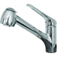 Franke FFPS20100 Valais Single Handle Pull-Out Kitchen Faucet, Chrome