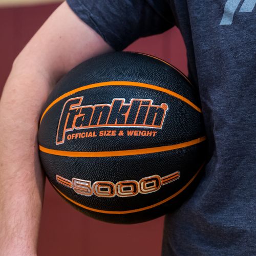  Franklin Sports 5000 Official Size 29.5 Basketball - BlackOrange