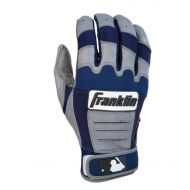 Franklin Sports CFX Pro Series Adult Batting Gloves - GrayNavy - Medium