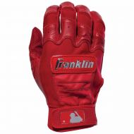 Franklin Sports Franklin MLB CFX PRO: FULL COLOR CHROME Adult Batting Gloves, Red Small