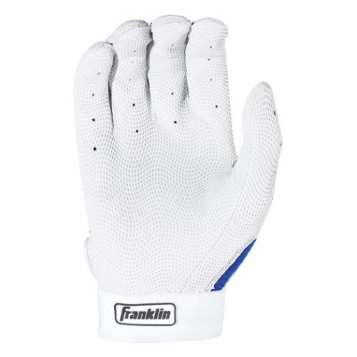  Franklin Sports Franklin Pro Classic Adult BaseballSoftball Batting Gloves - PearlRoyal - XXL