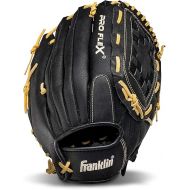 Franklin Sports Baseball Glove - ProFlex Adult Baseball + Softball Glove - Baseball + Fastpitch Softball Outfield Mitt - Left Handed Throw + Right Handed Throw