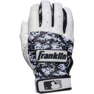 Franklin Sports MLB Digitek Batting Glove Adult Medium - White/Black