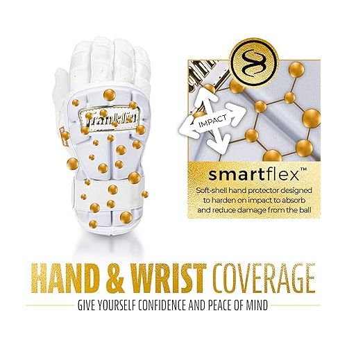  Franklin Sports Baseball Hand + Wrist Guard - PRT LG Series Adult Hand + Wrist Protector for Batting - Protective Hand, Wrist Shield - Right + Left Hand Hitters - One Size - Adult