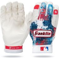 Franklin Sports MLB Youth Teeball Batting Gloves - Grow to Pro Kids Baseball + Softball Flexible Batting Gloves - Boys + Girls Expandable Batting Gloves for Teeball, Baseball + Softball