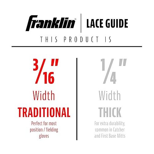  Franklin Sports MLB Dr. Glove Deluxe Lacing Kit Natural, 4 ft. Rawhide Lacing