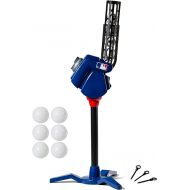 Franklin Sports Baseball Pitching Machine - Adjustable Baseball Hitting & Fielding Practice Machine For Kids - with 6 Baseballs - Great For Practice,Blue, Small