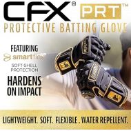 Franklin Sports MLB Batting Gloves - CFX Pro PRT Heavy Duty Protective Baseball + Softball Batting Gloves - Adult Padded Reinforced Leather Batting Gloves