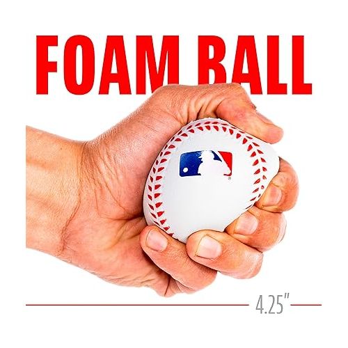  Franklin Sports MLB Youth Teeball Glove and Ball Set - Kids Baseball and Teeball Glove and Ball - Perfect First Kids Glove - 9.5