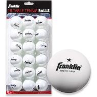 Franklin Sports Ping Pong Balls - Official Size + Weight White 40mm Table Tennis Balls - One Star Professional Ping Pong Balls - Durable High Performance Ping Pong Balls - White - 18 Pack