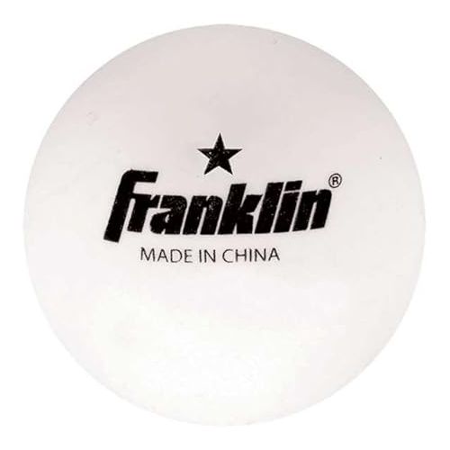  Franklin Sports Ping Pong Balls - Bulk Pack of Official Size + Weight 40mm Table Tennis Balls - White + Orange - One Star Professional Ping Pong Balls - Durable Ping Pong Balls - 144 Ball Bulk Pack