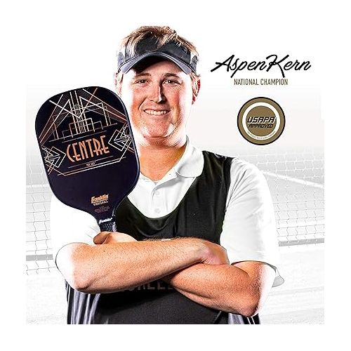  Franklin Sports Pro Pickleball Paddles - Pro Player Carbon Fiber Tournament Pickleball Paddles - USA Pickleball (USAPA) Approved - 13mm Core