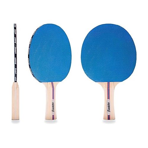  Franklin Sports Ping Pong Paddle Set with Balls - 2 Player & 4 Player Table Tennis Paddle Kit - Full Ping Pong Starter Kit
