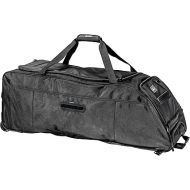 Franklin Sports Traveler Roller - Baseball and Softball - Equipment Bag - Compartment- Black - 1680D Polyester - Water Resistant- Black