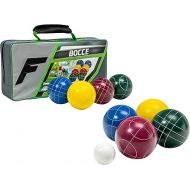 Franklin Sports Bocce Sets - Backyard + Beach Bocce Ball Sets - (8) Outdoor Balls + (1) Pallino - Adult + Family Bocce Sets