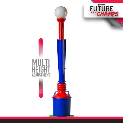  [아마존베스트]Franklin Sports Kids Baseball Tee - Tee Ball & Pop-a-Pitch Combo - MLB - 2-in-1 Super Star Batter Training Aid