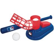 [아마존베스트]Franklin Sports MLB Baseball Pop A Pitch - Includes 25 Inch Collapsible Plastic Bat and 3 Plastic Baseballs