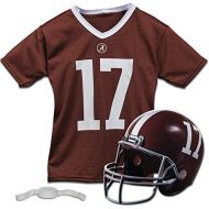 Franklin Sports Kids College Football Uniform Set - NCAA Youth Football Uniform Costume - Helmet, Jersey, Chinstrap Set - Youth M