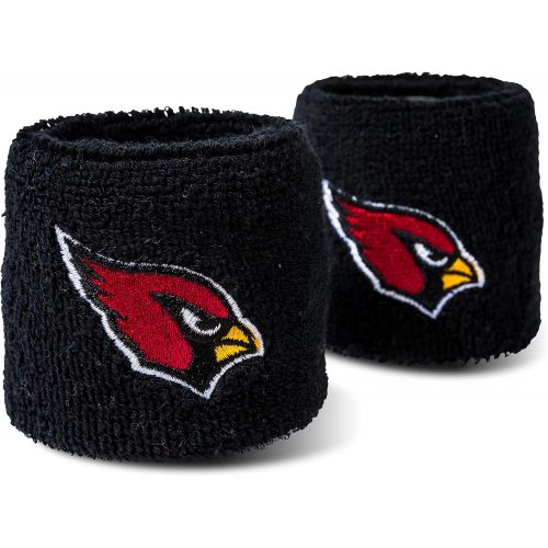  Franklin Sports Wristbands Cotton Sweatbands - Pair, 2-Pack