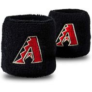 Franklin Sports MLB Team Licensed Baseball Wristbands - MLB Team Logo Sweat Wristbands - Great for Costumes + Uniforms - Pair