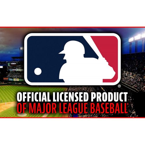  Franklin Sports MLB Team Licensed Baseball Wristbands - MLB Team Logo Sweat Wristbands - Great for Costumes + Uniforms - Pair