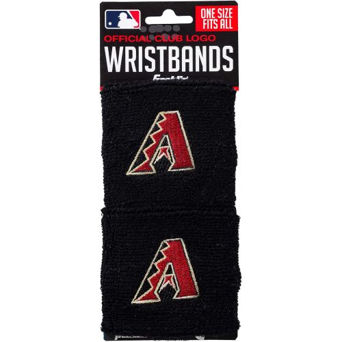  Franklin Sports MLB Team Licensed Baseball Wristbands - MLB Team Logo Sweat Wristbands - Great for Costumes + Uniforms - Pair