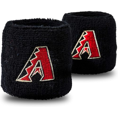  Franklin Sports MLB Team Licensed Baseball Wristbands - MLB Team Logo Sweat Wristbands - Great for Costumes + Uniforms - Pair