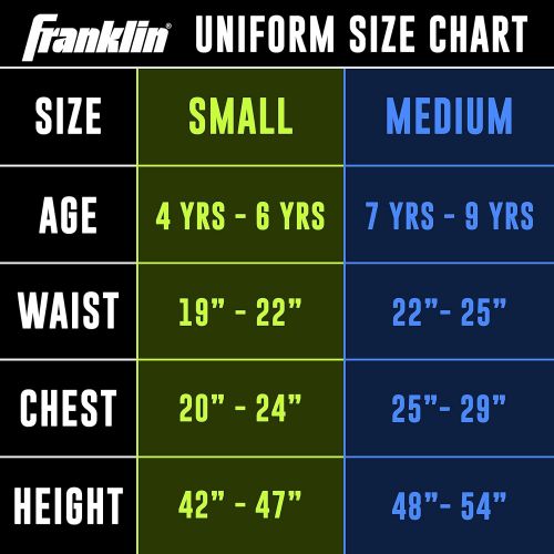  Franklin Sports NCAA Youth Team Deluxe Uniform Set