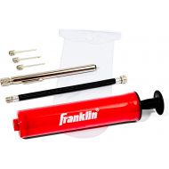 Franklin Sports Ball Maintenance Kit: Pump, Needles, Flexible Hose, Pressure Gauge and Carry Bag Pump for Soccer Balls, Basketballs, Volleyballs and Footballs  Sidelines Ball Pum