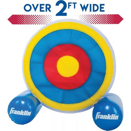  Franklin Sports Kids Archery Target - Inflatable Standing Target with Self-Stick Bullseye & Arrows