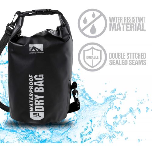  Franklin Sports Arctic Trails Waterproof Dry Bag - Kayak - Camping - Hiking - Boating - Beach - Fishing - Floating - Sea - Ocean 2L/5L/10L/20L/30L - Heavy Duty - Light Weight