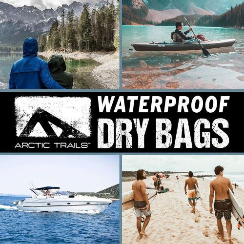  Franklin Sports Arctic Trails Waterproof Dry Bag - Kayak - Camping - Hiking - Boating - Beach - Fishing - Floating - Sea - Ocean 2L/5L/10L/20L/30L - Heavy Duty - Light Weight
