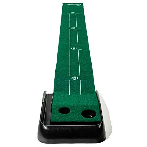  Franklin Sports?Indoor Golf Putting Green ? Portable Authentic?9?Foot?Mat with Auto Ball Return ?Golf Training Aid & Putting Practice Game ? Real Course Feel (92049X)