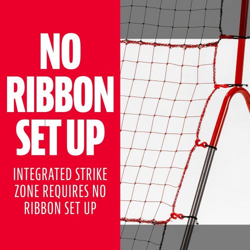  Franklin Sports Baseball Rebounder Net - 3-Way Baseball + Softball Pitchback Net + Fielding Trainer - Bounce Back Net for Fielding + Throwing Practice