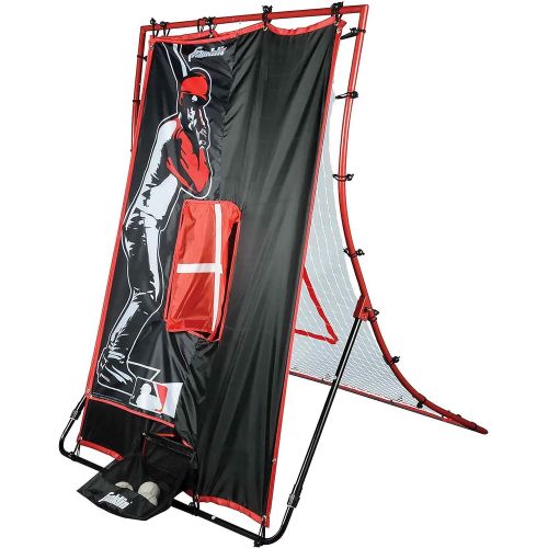  Franklin Sports Baseball Pitching Target and Rebounder Net - 2-in-1 Pitch Trainer + Pitchback Net - Baseball Return Screen + Pitching Practice Target - 68