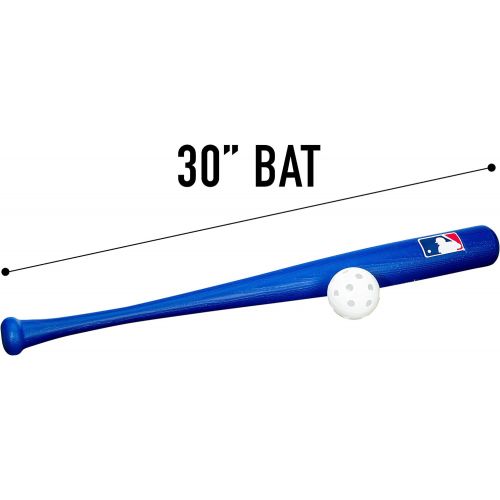  Franklin Sports MLB 30 Authentic Plastic Bat & Ball Set