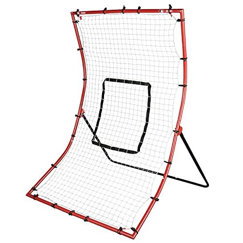  Franklin Sports Pitch Back Baseball Rebounder - Pitch Return Trainer and Rebound Net - All Angles for Grounders and Pop Flies