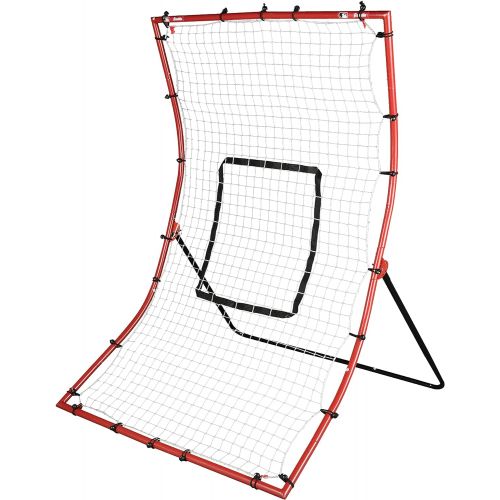  Franklin Sports Pitch Back Baseball Rebounder - Pitch Return Trainer and Rebound Net - All Angles for Grounders and Pop Flies