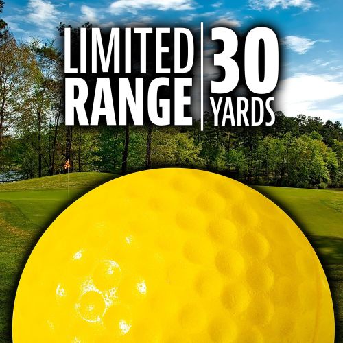  Franklin Sports Golf Balls ? Official Size ? Indoor or Outdoor Golf Training ? Restricted Ball Fight for Golf Practice ? 12 Pack ? Backyard Training