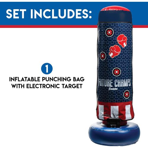  Franklin Sports Inflatable Electronic Boxing Bag - Future Champs - 60 x 22 x 22 inches