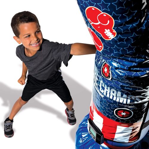  Franklin Sports Inflatable Electronic Boxing Bag - Future Champs - 60 x 22 x 22 inches