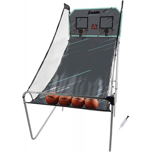  Franklin Sports Arcade Basketball - Indoor Basketball Shootout - 2 Players - Includes Electronic Scoreboard and 4 Mini Basketballs