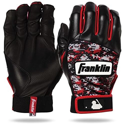  Franklin Sports MLB Batting Gloves - Digitek Camo Baseball + Softball Batting Gloves - Youth