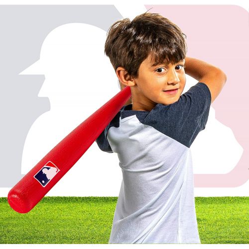  Franklin Sports MLB 30 Authentic Plastic Bat & Ball Set