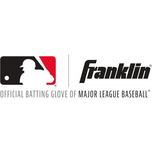  Franklin Sports MLB Digitek Batting Gloves ? Batting Glove ? Tri-Curve Technology Fit ? Custom-Sized Batting Gloves ? Genuine Leather Heel Pad ? Etched Microfiber Palm