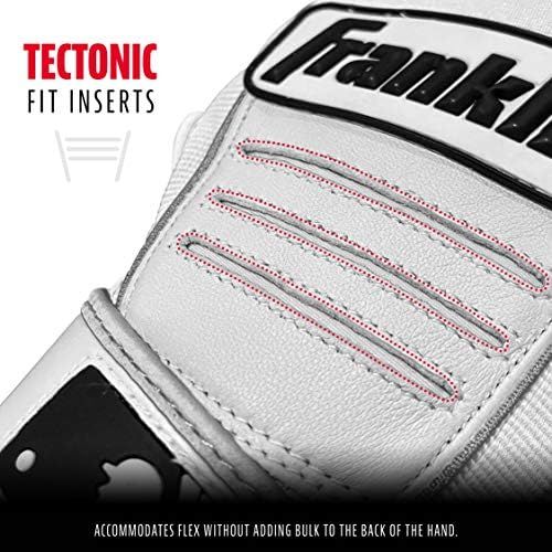  Franklin Sports MLB Baseball Batting Gloves - CFX Pro Adult + Youth Batting Glove Pairs - Baseball + Softball Batting Gloves - Multiple Sizes + Colors