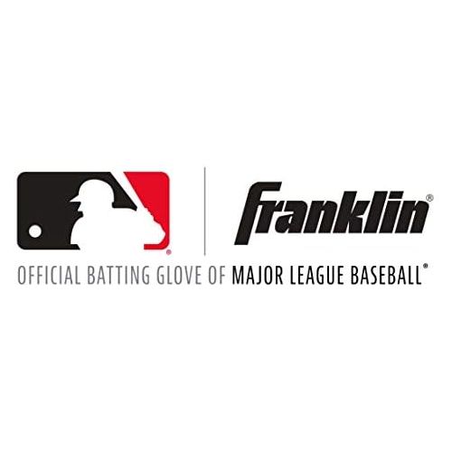  Franklin Sports MLB Batting Gloves - Powerstrap Batting Gloves Pair - Baseball + Softball Gloves - Adult