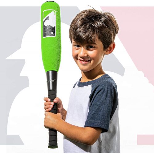  Franklin Sports MLB Kids Foam Baseball Bat + Ball Set - Soft Jumbo Foam Bat + Foam Baseball for Kids + Toddlers - Youth Bat Set - 24” Assorted Colors