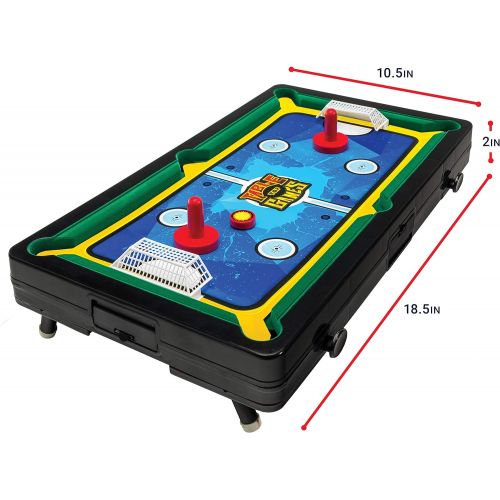  Franklin Sports Table Top Sports Game Set - 5-in-1 Sports Center Indoor Sports Games - Tabletop Soccer, Basketball, Hockey, Bowling + Pool