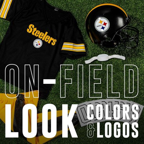  할로윈 용품Franklin Sports Pittsburgh Steelers Kids Football Uniform Set - NFL Youth Football Costume for Boys & Girls - Set Includes Helmet, Jersey & Pants - Medium